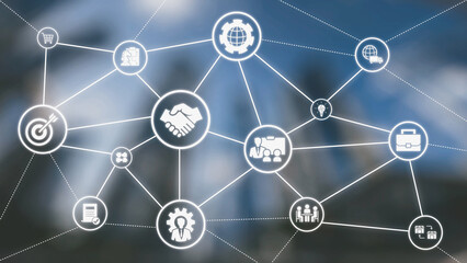 B2B strategy and technology transforming business-to-business operations, optimizing communication,...