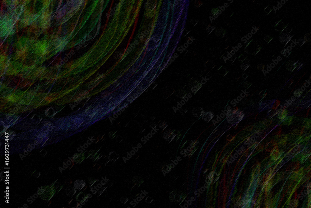 Poster Abstract dark pattern with elegant soft shapes and textured background