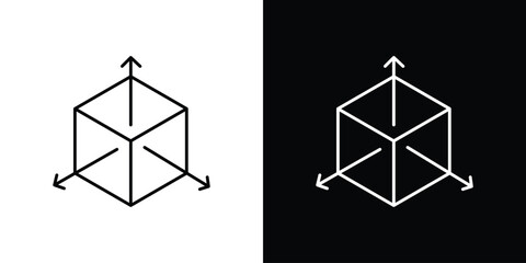 Bim icon linear vector icon. Editable stroke lines.