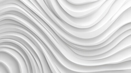 Obraz premium Abstract white wave texture background. Design element