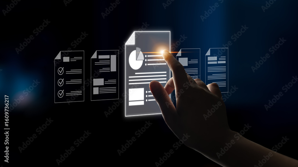 Poster cloud-based document systems improve access, security, and workflow, enabling paperless, productive 