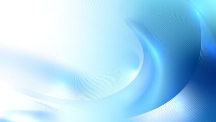Abstract blue wavy illustration. Perfect for brochures, presentations and any design.
