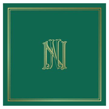 NN, logo NN, Letter NN,  Monogram NN,Wedding Monogram, Wedding Logo, Logo Design , Monogram Vintage