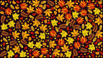 Autumn texture. Ideal for textile design and wrapping materials.