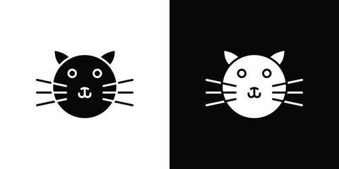 Cat icon Symbol, logo illustration. Vector graphics for web.