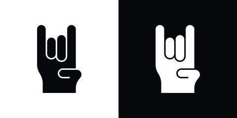 Hand Horns icon Symbol, logo illustration. Vector graphics for web.