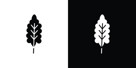 Oak Leaf icon Symbol, logo illustration. Vector graphics for web.