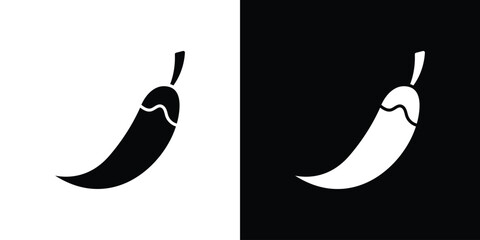 Pepper icon Symbol, logo illustration. Vector graphics for web.