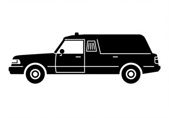 hearse vector 