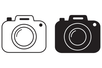Photo camera icons set. Photography symbol. Photographing sign. EPS 10