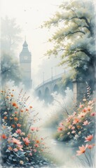 morning in the city