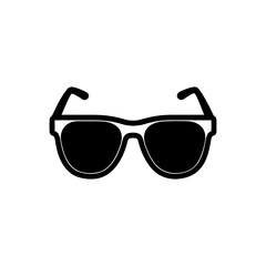 Fototapeta premium sunglass silhouette icon set vector on white background vector art