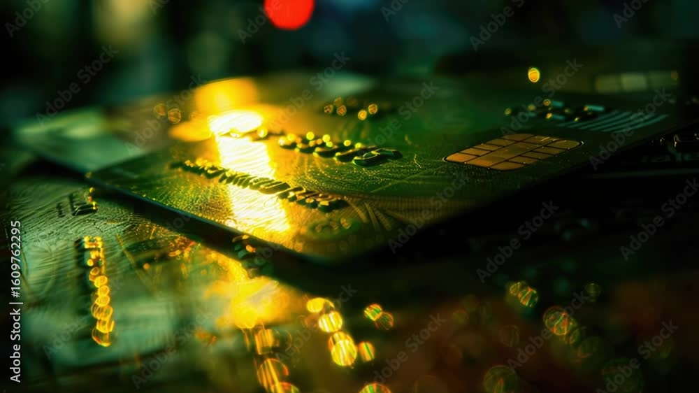 Poster a detailed image of a computer chip on a table, suitable for technology and science-related contexts