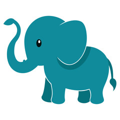 Fototapeta premium elephant cartoon illustration