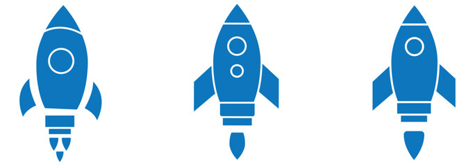 Rocket icon. Rocket launched icon vector. EPS 10 