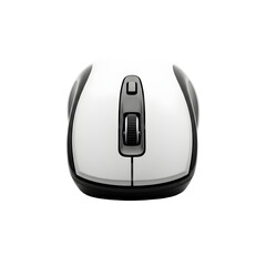 Computer mouse isolated on black background