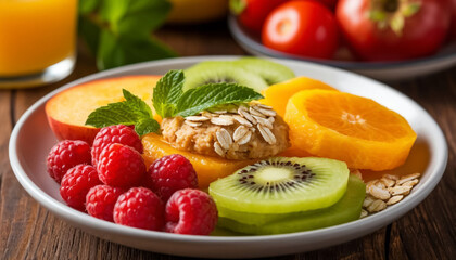  Fresh Colorful Vegan Breakfast Bowl