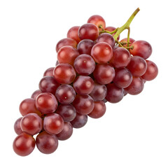 Fototapeta premium Red grapes against a dark background