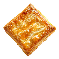 Golden, flaky pastry with a glossy finish