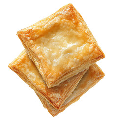 Stack of Golden Flaky Pastries