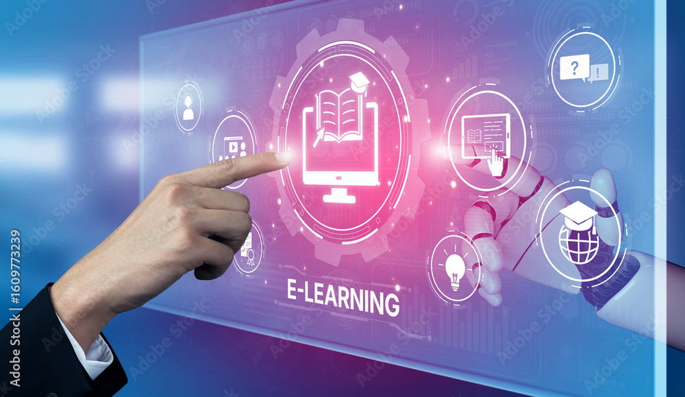 Aufkleber ai transforms online education with smart learning platforms, flexible access, and virtual tools to 
