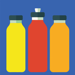 Detox Juice Bottle Set Healthy Drink Collection for Wellness and Lifestyle