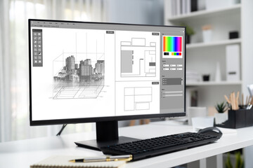Architectural design brisk software application for architect business and professional designer