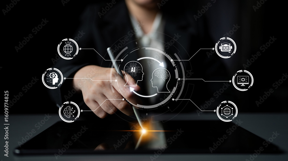 Poster ai assistant with llm, big data, machine learning, and generative ai powers prompt engineering and s