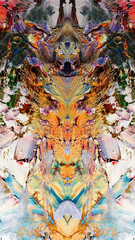 Abstract art background . Hand painting artwork on canvas .