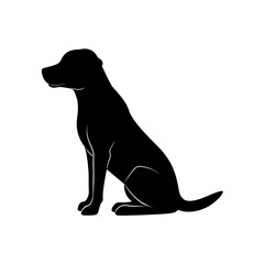 Dog Silhouette Vector  Clean Minimal Outline for Pet Branding & Design