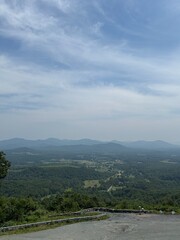 Naklejka premium blue ridge mountains