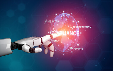 AI ensures compliance with automated policy checks, smart regulation systems, and intelligent...