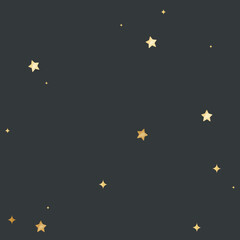 Halloween Watercolor seamless pattern illustration on muted blue-green background with gold star, cute spooky elements collection for kids party, invitation, card, decoration, digital paper, wallpaper