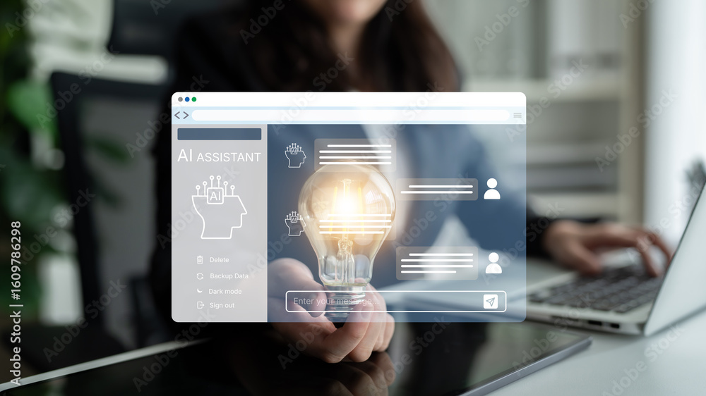 Poster ai chatbot using prompt engineering and llm deep learning delivers explainable generative ai for sma