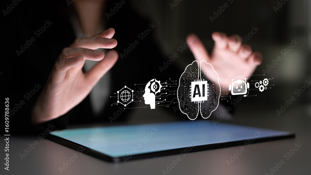 Poster ai assistant with llm, big data, machine learning, and generative ai powers prompt engineering and s