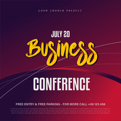 Best Praise Worship Revival Anniversary, Church workshop conference flyer social media post web banner, Vector design church flyer template design	