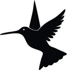 Hummingbird silhouettes 