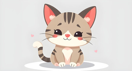 happy cat cartoon, funny cat illustration, kawaii cat smile, smiling kitten cartoon, cheerful cat drawing, adorable cat with smile, playful cat cartoon, cute kitty face, cat with big smile, cartoon ca