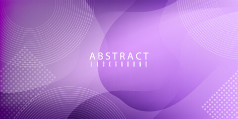 Modern Abstract Purple Background with Geometric Shapes and Gradients