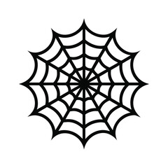 spider web with symmetrical design
