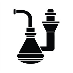 Water Pipe Device Flat Vector Design