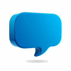 Naklejka premium Your Message Here: Clean Design Speech Bubble