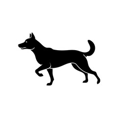 Dog Silhouette Graphic  Ideal for Minimal Logo, Brand, or Digital Art