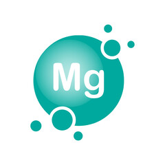 Vitamin Mg pill capsule icon. Shining substance drop. Meds ads. Beauty treatment nutrition skin care design. Vector illustration.
