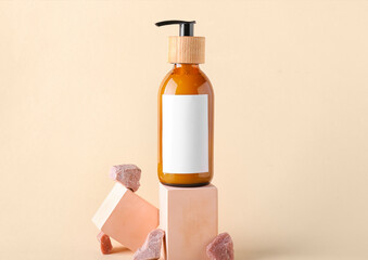 Cosmetic Bottle Mockup for Beauty Product Packaging Design