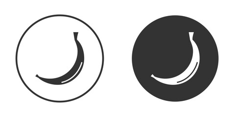Banana icon Symbol, logo illustration. Vector graphics for web.
