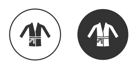 Uniform martial art icon Symbol, logo illustration. Vector graphics for web.