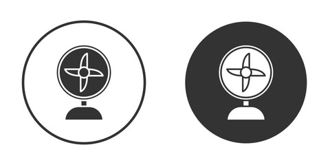 Table Fan icon Symbol, logo illustration. Vector graphics for web.