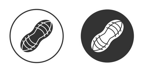 Peanut icon Symbol, logo illustration. Vector graphics for web.