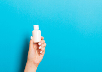 Cosmetic Bottle Mockup for Beauty Product Packaging Design – Realistic PSD Template